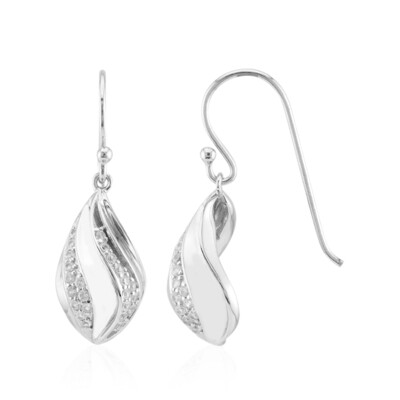 Boucles d'oreilles en argent et Zircon