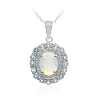 Collier en argent et Opale Welo