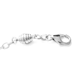 Argent 925 - Fermoir magnétique type 4 - 3 à 6 cm - 2,3 g