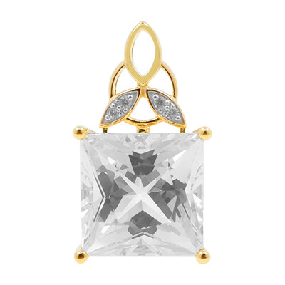 Pendentif en or et Danburite