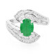 Bague en argent et Emeraude de Bahia