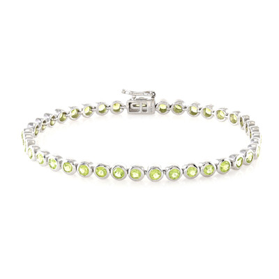 Bracelet en argent et Péridot