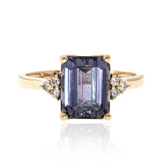 Bague en or et Tanzanite non chauffée (CIRARI)
