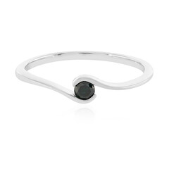 Bague en argent et Diamant bleu I3