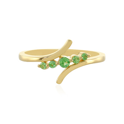 Bague en argent et Grenat Tsavorite