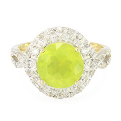 Bague en or et Opale du Mali