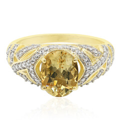 Bague en or et Béryl doré de Xia