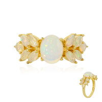 Bague en argent et Opale Welo