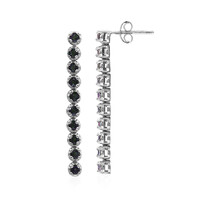 Boucles d'oreilles en argent et Quartz mystique