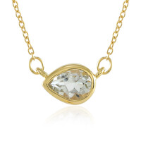 Collier en argent et Améthyste verte
