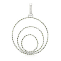 Pendentif en argent et Diamant fantaisie