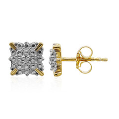 Boucles d'oreilles en argent et Diamant PK (I)