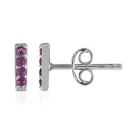 Boucles d'oreilles en argent et Grenat Rhodolite