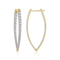 Boucles d'oreilles en argent et Zircon