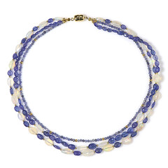 Collier en argent et Tanzanite (Adela Silber)