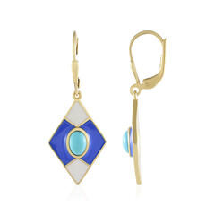 Boucles d'oreilles en argent et Turquoise Sleeping Beauty