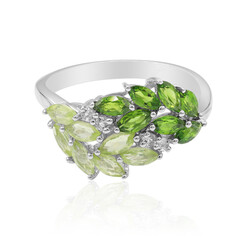 Bague en argent et Péridot
