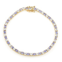 Bracelet en argent et Tanzanite