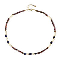 Collier en argent et Saphir bleu de Bemainty (Riya)