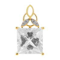 Pendentif en or et Danburite