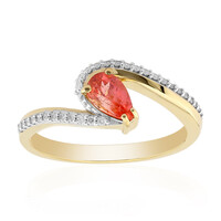 Bague en or et Väyrynenite