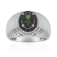 Bague en argent et Quartz mystique
