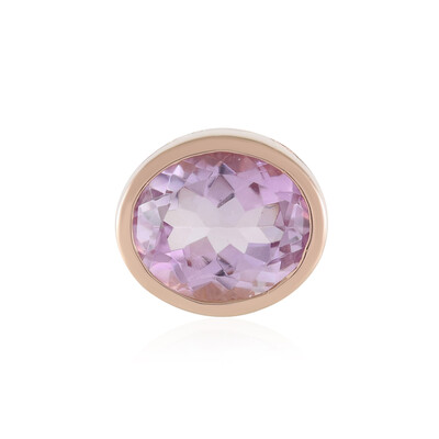 Pendentif en argent et Améthyste Rose de France (MONOSONO COLLECTION)