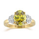 Bague en or et Sphalérite de Bulgarie