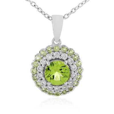 Collier en argent et Péridot