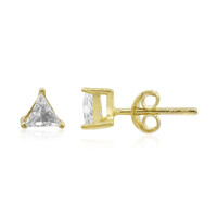 Boucles d'oreilles en argent et Topaze blanche