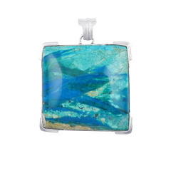 Pendentif en argent et Opale d'Atacama (Bali Barong)