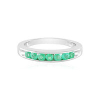 Bague en argent et Emeraude de Russie