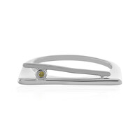 Bague en argent et Diamant jaune I3