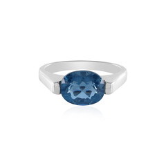 Bague en argent et Fluorite à couleur changeante