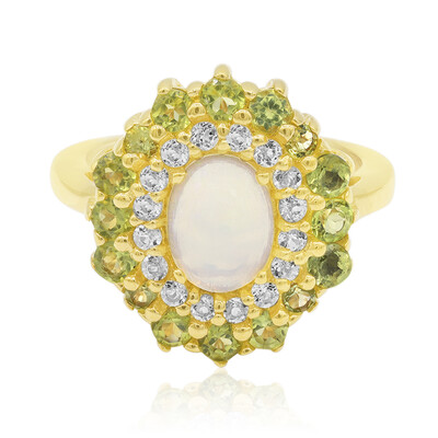 Bague en argent et Opale Welo