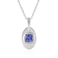 Collier en argent et Tanzanite (de Melo)