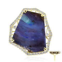 Bague en or et Opale Boulder (CIRARI)