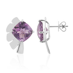 Boucles d'oreilles en argent et Améthyste (Pallanova)