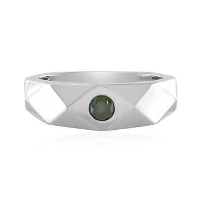 Bague en or et Diamant vert I1 (de Melo)