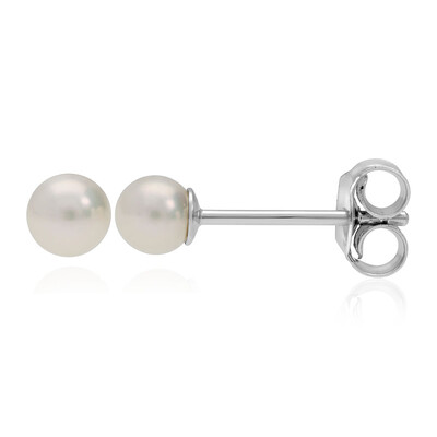 Boucles d'oreilles en argent et Perle de culture d'eau douce