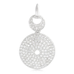 Pendentif en argent et Topaze blanche