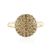 Bague en argent et Diamant chocolat I2