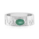 Bague en argent et Emeraude de Russie