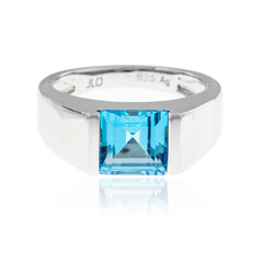 Bague en argent et Topaze de Marambaia
