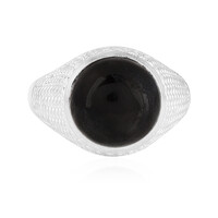 Bague pour homme en argent et Onyx noir