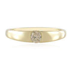 Bague en or et Diamant VS1 champagne