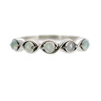 Bague en argent et Opale Welo