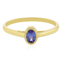 Bague en or et Tanzanite AAA