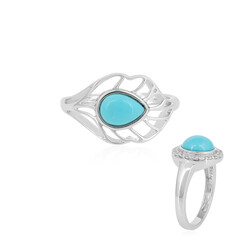 Bague en argent et Turquoise Sleeping Beauty