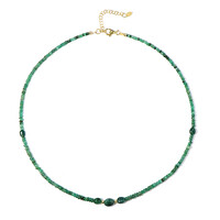 Collier en argent et Emeraude de Zambie